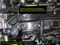 Infiniti I35 Spark Plugs/Coils Replacement Procedure