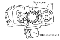 Infiniti I35 Headlamp Bulb Replacement Procedure